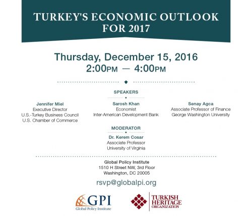 GPI & THO Joint Panel Discussion: Turkey’s Economic Outlook for 2017
