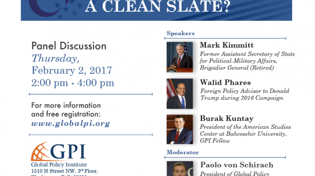GPI Panel Discussion Turkey – US Relations: A Clean Slate?