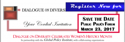 Public Policy Forum 2017 — Women’s Lot: Progress vs. Tradition