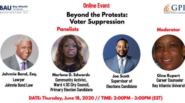Online Event: Beyond the Protests: Voter Suppression