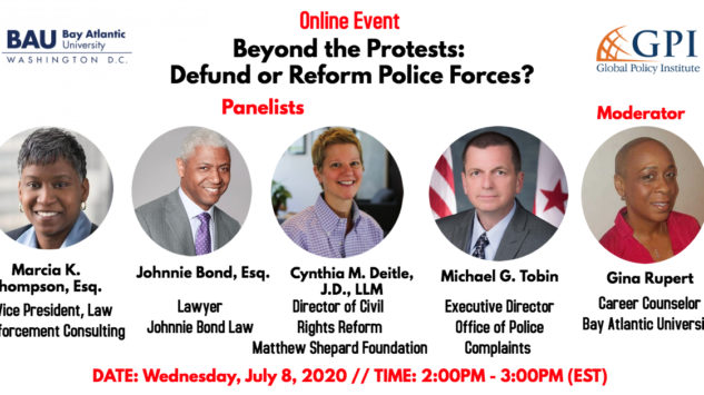 Webinar // “Beyond the Protests: Defund or Reform Police Forces?”