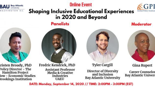 ONLINE EVENT // Shaping Inclusive Educational Experiences in 2020 and Beyond