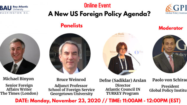 ONLINE EVENT // A New US Foreign Policy Agenda?