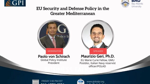 WEBINAR // EU Security and Defense Policy in the Greater Mediterranean