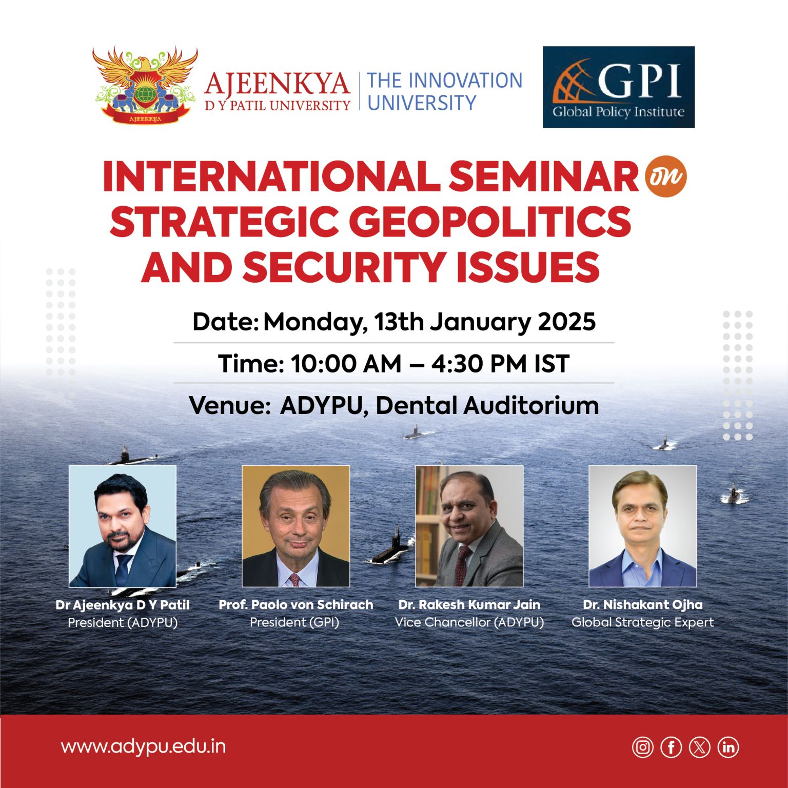 International Seminar Strategic Geopolitics and Security Issues