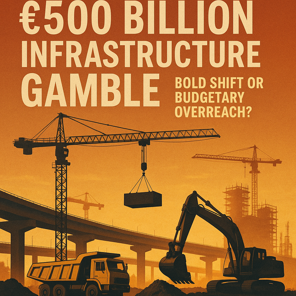 Germany’s €500 Billion Infrastructure Gamble: Bold Shift or Budgetary Overreach?
