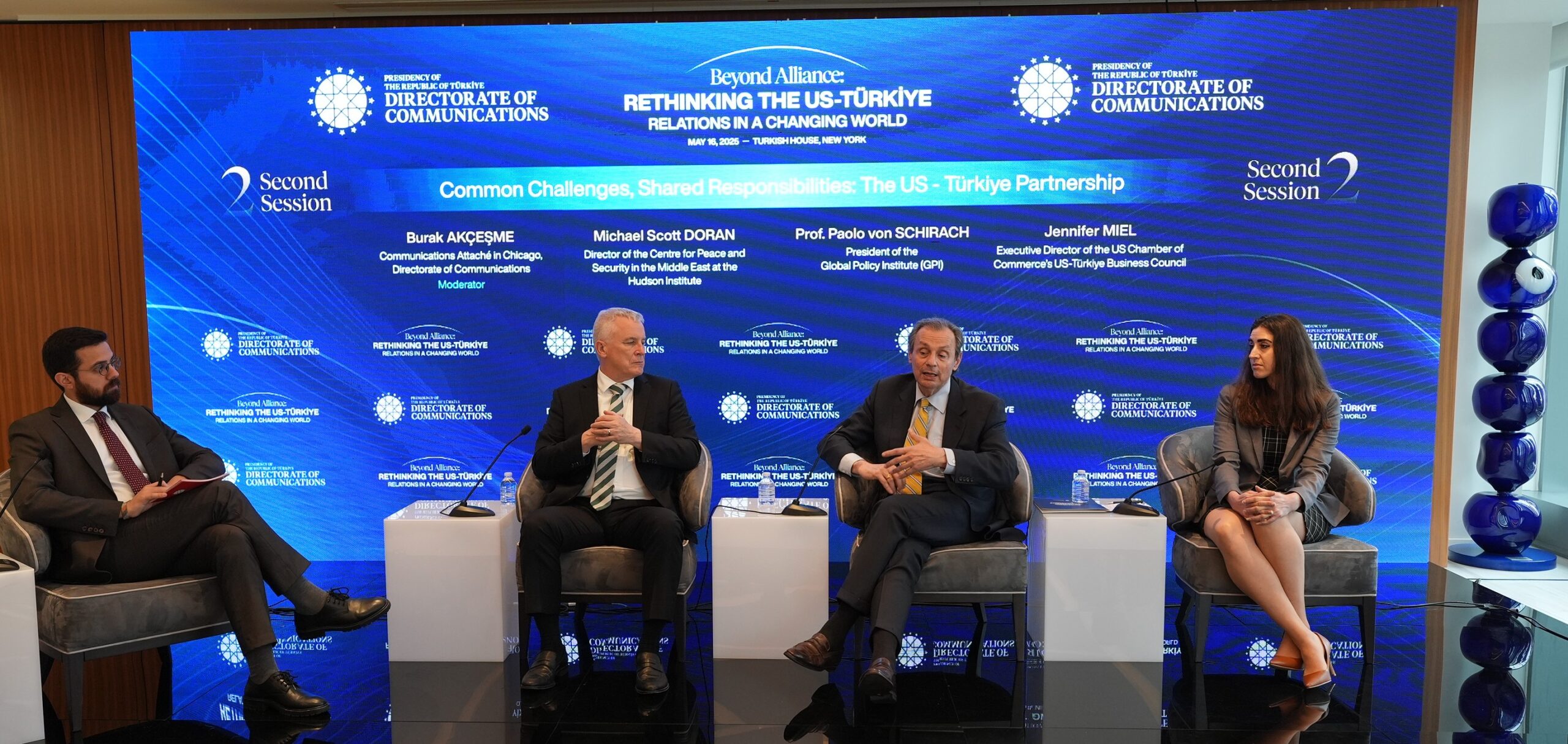 GPI President, Paolo von Schirach at the Turkish Government’s NYC Panel